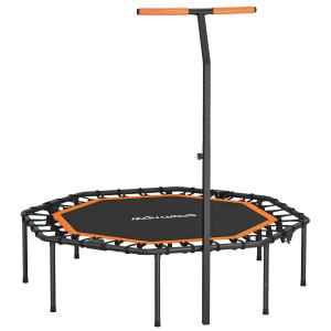 SPORTNOW Fitness Trampolin klappbar Ø128 cm Mini Trampoline…