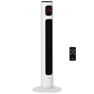 HOMCOM Turmventilator 70° oszillierender Standventilator mi…