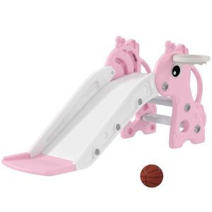 AIYAPLAY Kinder Rutsche 3-in-1 Kinderrutsche mit Basketball…