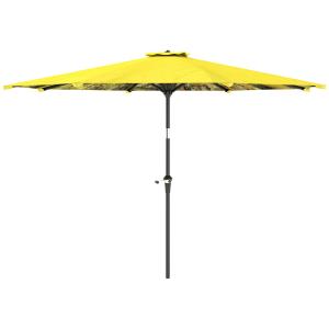 Outsunny Sonnenschirm Ø300 cm, Sonnenschirm mit Handkurbel,…