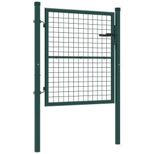 Outsunny Gartentor aus Stahl 97 x 150 cm Gartentor mit Schl…
