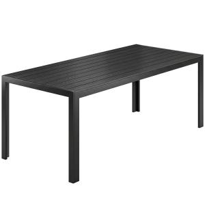 Outsunny Gartentisch Aluminium Tisch 120x70 cm für Garten T…
