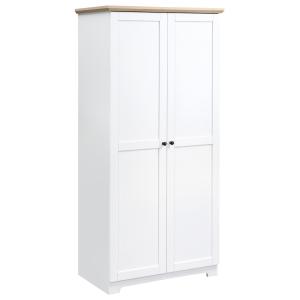 HOMCOM Küchenschrank, Hochschrank, Küchenbuffet mit 4 Fäche…
