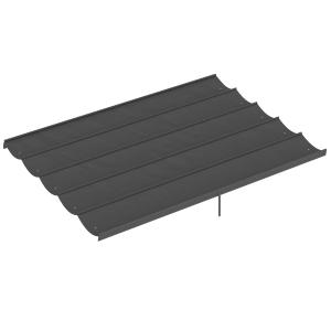Outsunny Ersatzdach für Pergola 3,5 x 2,5 m Pergola-Dach mi…