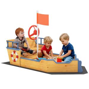 Outsunny Sandkasten Schaufel Sandkasten Sandkasten Schiff a…