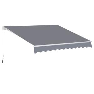 Outsunny Gelenkarmmarkise 2,95x2,5m Sonnenschutz für Balkon…