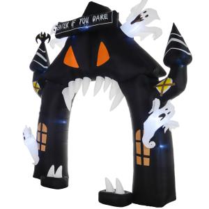 Outsunny Halloween aufblasbarer Bogen, Halloween Dekoration…