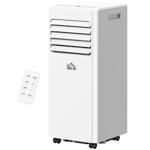 HOMCOM Klimagerät Mobil 9000 BTU/H Tragbares Klimagerät 3-i…