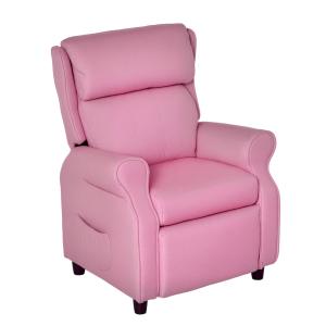 HOMCOM Verstellbares Kindersofa mit Fußstütze, gemütlicher…