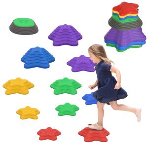 ZONEKIZ Flusssteine, Balance-Trittsteine-Spiel für Kinder,…