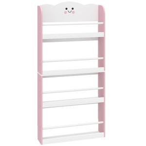 AIYAPLAY Bücherregal Kinder, Kinderregal mit 4 Etagen, Wand…