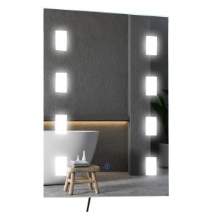 kleankin Lichtspiegel LED Spiegel Anti-Beschlag Badspiegel…