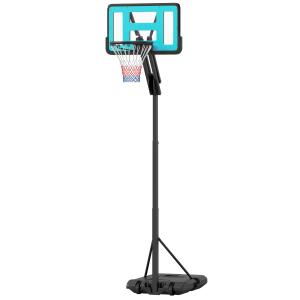 SPORTNOW Basketballkorb mit Ständer Rolle 146–236 cm Höhenv…
