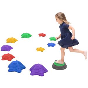 ZONEKIZ Flusssteine, Balance-Trittsteine-Spiel für Kinder,…