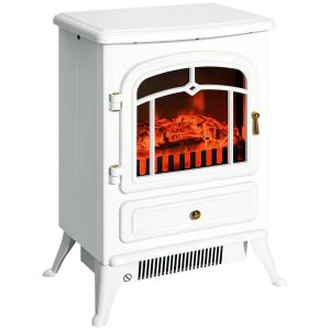 HOMCOM Elektrokamin Kaminofen mit Flammeneffekt 950/1850W Ü…