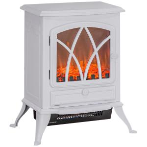 HOMCOM Elektrischer Kaminofen mit 1000/2000 W, dekorativer…
