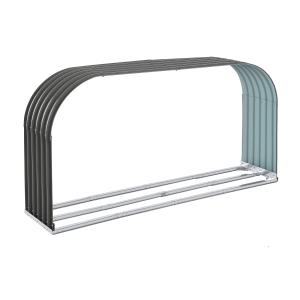 Outsunny Kaminholzständer Holzlager Kaminholzunterstand Bre…