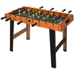HOMCOM Mini Tischkicker mit 2 Beinsätzen, tragbarer Kickert…