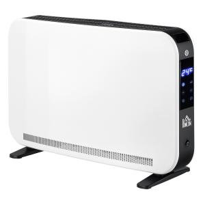 HOMCOM Heizgerät Heizlüfter 2180 W Elektroheizer mit LED-Li…