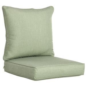 Outsunny Lot de 2 coussins matelas assise dossier ép. 12/20…