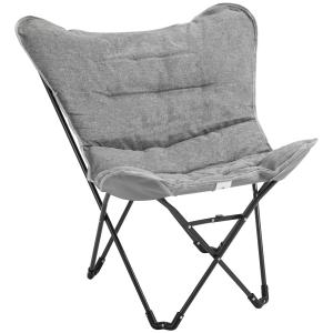 HOMCOM Faltbarer Campingstuhl 120kg Tragkraft, leicht & tra…