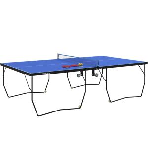 SPORTNOW Tischtennisplatte, Klappbar Tischtennistsich mit N…