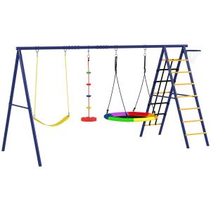 AIYAPLAY Kinderschaukel-Set 6 in 1 Schaukelgerüst aus Stahl…