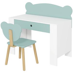 AIYAPLAY Set Schreibtisch für Kinder mit Stuhl, Schreibtisc…
