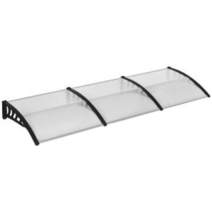 Outsunny Moderne Überdachung aus Polycarbonat und Aluminium…