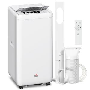HOMCOM Mobiles Klimagerät mit Abluftschlauch 12.000 BTU 3,5…