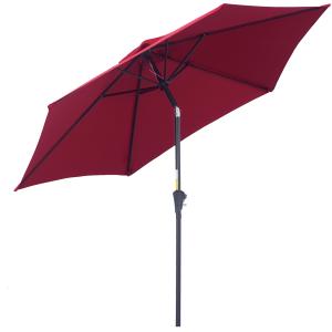 Outsunny Knickschirm Sonnenschirm Gartenschirm Marktschirm…