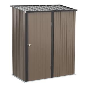 Outsunny Gartenhaus Gerätehaus Geräteschuppen Metall mit Pu…