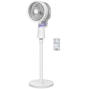HOMCOM Standventilator 40 W Luftzirkulationsventilator trag…