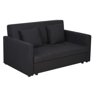 HOMCOM Schlafsofa 2-Sitzer Sofa mit Bettfunktion, Polsterso…