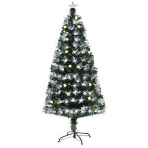 HOMCOM künstlicher Weihnachtsbaum mit Fernsteuerung LED-Leu…