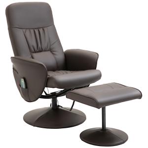 HOMCOM 2-St TV Sessel mit Liegefunktion Relaxsessel 360° Dr…