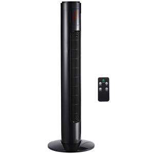 HOMCOM Turmventilator mit Fernbedienung 70° oszillierender…