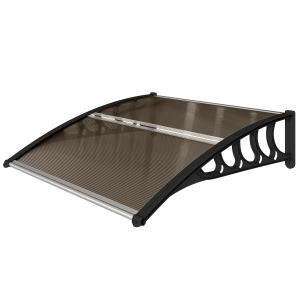 Outsunny Pultvordach Vordach für Haustür 103 x 96,5 x 27 cm…