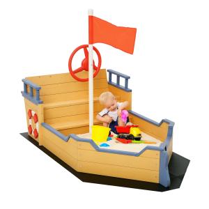 Outsunny Sandkasten Schaufel Sandkasten Sandkasten Schiff a…