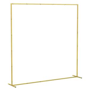 Outsunny Metall-Hintergrundbogen in Gold für Hochzeit, 2 m,…