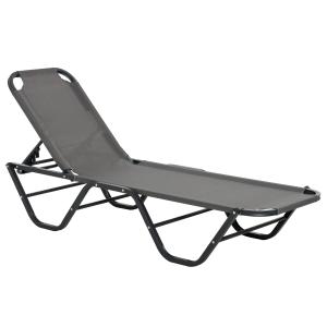 Outsunny Sonnenliege Strandliege 5-stufige Alu Gartenliege…