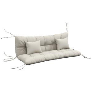 Outsunny 4er-Set Sitzkissen, 150x50 cm wasserabweisend Stuh…