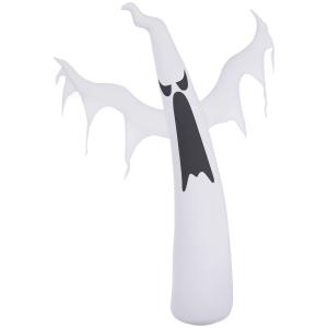 HOMCOM Selbstaufblasendes Halloween Gespenst mit LED Beleuc…