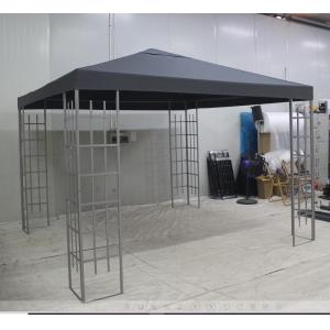 Outsunny Gartenpavillon mit Sonnendach 3,65x3x2,75m, robust…