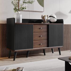 Modernes Sideboard mit Schiebetüren und Schubladen, Vielsei…