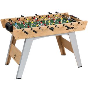 SPORTNOW Tischkicker Kickertisch inkl 22 Kicker 2 Bälle Rut…