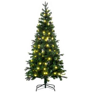 HOMCOM 180 cm Weihnachtsbaum Künstlich Naturgetreu Tannenba…