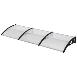Outsunny Pultvordach Vordach für Haustür 303 x 96 x 27 cm Ü…