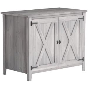 Outsunny Gartenschrank Holz, Geräteschuppen wetterfest 110x…