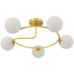 HOMCOM Deckenleuchte 20W Deckenlampe mit 5 G9-Fassungen, El…